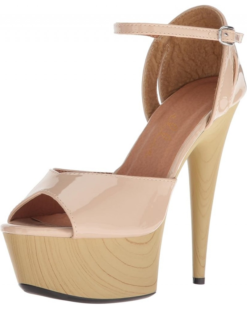 Women's 609-billie Heeled Sandal Nude $15.63 Sandals