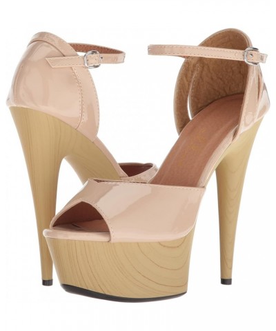 Women's 609-billie Heeled Sandal Nude $15.63 Sandals