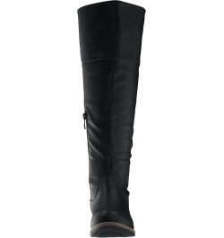 Brinley Co. Womens Regular and Wide-Calf Knee-High Riding Boot Black $21.00 Boots