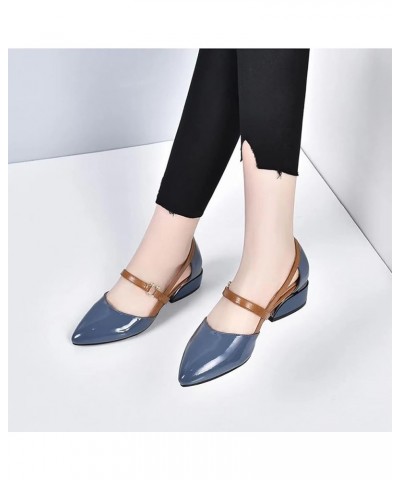 Women's Sandals Breathable High Heeled Casual Women's Pointed Toe High Heeled Strap Fashion Sandals Women's Sandals Blue $22....