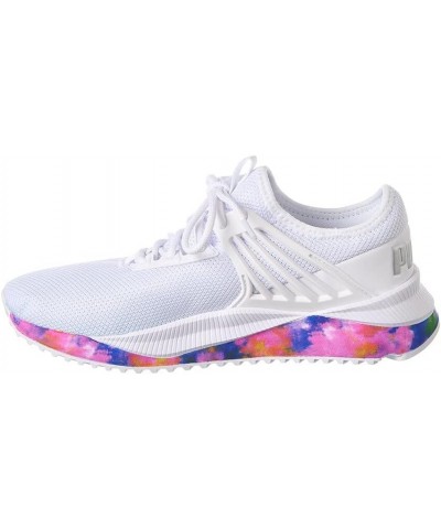 Pacer Future Bleached Sneaker Womens Sneaker White-silver-pink $35.02 Fashion Sneakers