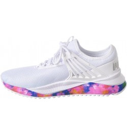 Pacer Future Bleached Sneaker Womens Sneaker White-silver-pink $35.02 Fashion Sneakers