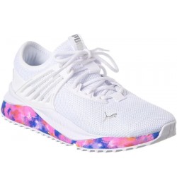 Pacer Future Bleached Sneaker Womens Sneaker White-silver-pink $35.02 Fashion Sneakers