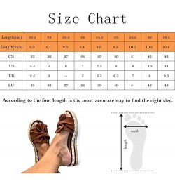 Women Summer Beach Sandals Shoes Anti-Slip Slipper Summer Beach Bow Slip on Sandals Summer Open Toe Beach Travel Fashion Slip...