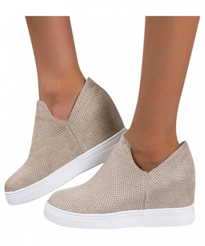 Driving Loafers Women's Sneakers Lightweight Workout Sneakers for Women Non Slip Sports Sneakers Sneakers for Women Beige $20...