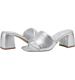 Women's Nombra Heeled Sandal Silver 040 $52.50 Sandals