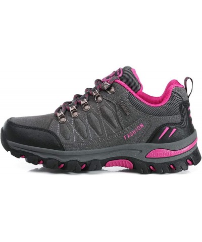 Zapatillas Deporte Mujer Zapatillas Deportivas senderismo al aire Libre Zapatos escalada Cordones Zapatos deportivos C2-gray ...