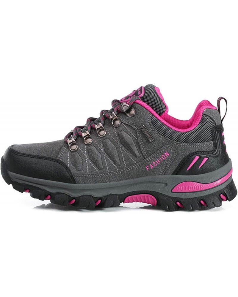 Zapatillas Deporte Mujer Zapatillas Deportivas senderismo al aire Libre Zapatos escalada Cordones Zapatos deportivos C2-gray ...