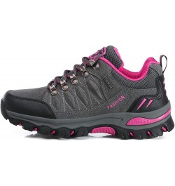 Zapatillas Deporte Mujer Zapatillas Deportivas senderismo al aire Libre Zapatos escalada Cordones Zapatos deportivos C2-gray ...