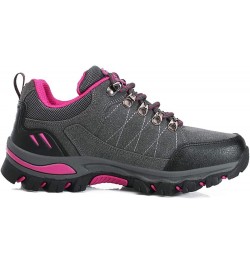 Zapatillas Deporte Mujer Zapatillas Deportivas senderismo al aire Libre Zapatos escalada Cordones Zapatos deportivos C2-gray ...