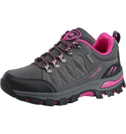 Zapatillas Deporte Mujer Zapatillas Deportivas senderismo al aire Libre Zapatos escalada Cordones Zapatos deportivos C2-gray ...