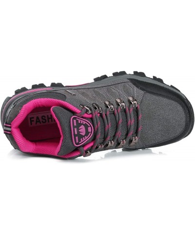 Zapatillas Deporte Mujer Zapatillas Deportivas senderismo al aire Libre Zapatos escalada Cordones Zapatos deportivos C2-gray ...