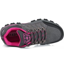 Zapatillas Deporte Mujer Zapatillas Deportivas senderismo al aire Libre Zapatos escalada Cordones Zapatos deportivos C2-gray ...