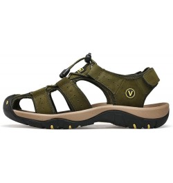 Leather Mens Beach Shoes Summer Outdoor Sandals and Slippers 7 Black $25.37 Sandals