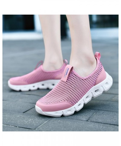 womens casual driving shoe white leather sneakers white sneakers wide width dress shoes sneakers for women slip on Z 04-pink ...