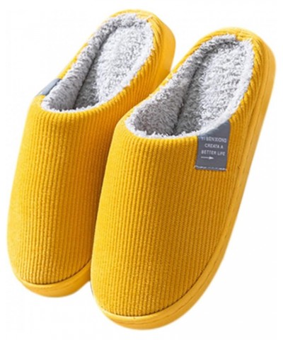 Dress House Slippers Women Men Flattering Flat Ladies Casual Shoes Fashion Cute Cartoon Women Fluffy Graphic Shoes C-yellow $...