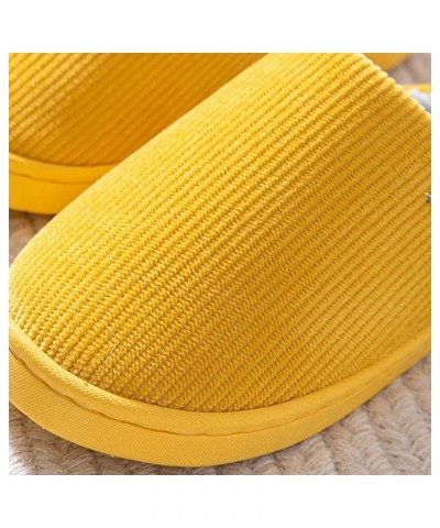 Dress House Slippers Women Men Flattering Flat Ladies Casual Shoes Fashion Cute Cartoon Women Fluffy Graphic Shoes C-yellow $...