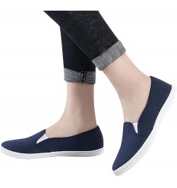 Ladies Comfortable Shoes Fashion Casual Versatile Flat Casual Women's Canvas Women's Casual Shoes Wide Width Shoes Women Dark...