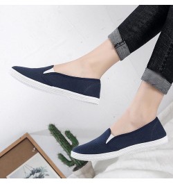 Ladies Comfortable Shoes Fashion Casual Versatile Flat Casual Women's Canvas Women's Casual Shoes Wide Width Shoes Women Dark...