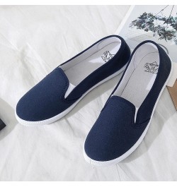 Ladies Comfortable Shoes Fashion Casual Versatile Flat Casual Women's Canvas Women's Casual Shoes Wide Width Shoes Women Dark...