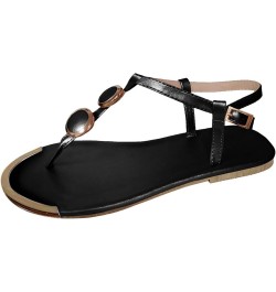 Size 12 Ballet Flats for Women Women Flats Shoes Dressy Black Sandalias De Mujer Woman Sandals Women Flats Dressy Beig A-blac...