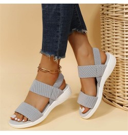 Women's Mules Flats Sandal Orthopedic Arch Support Soft Insole Summer Crossbands Outdoor Beach Open Toe Wedge Sandal 93-ixpyn...