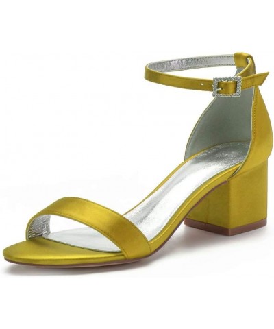 womens Open Toe Yellow $24.29 Sandals