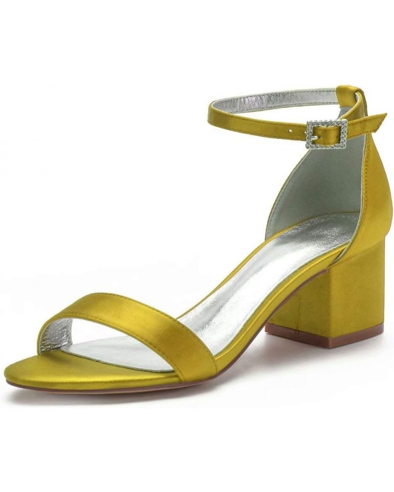 womens Open Toe Yellow $24.29 Sandals