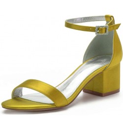 womens Open Toe Yellow $24.29 Sandals