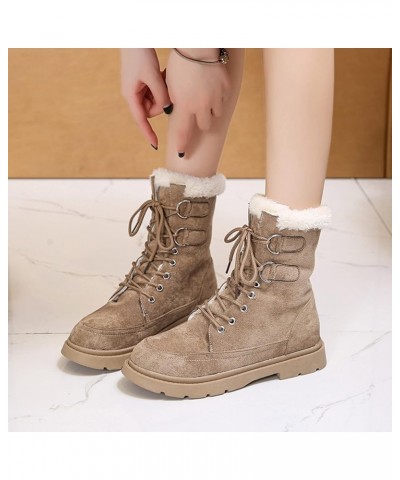 Winter Boots for Women Cute Wide Women's Winter Boots Waterproof Warm Snow Boots Womens Tall Wedge Heel Winter Boots for Wome...