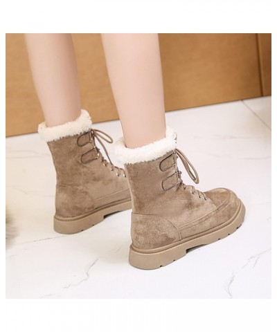 Winter Boots for Women Cute Wide Women's Winter Boots Waterproof Warm Snow Boots Womens Tall Wedge Heel Winter Boots for Wome...