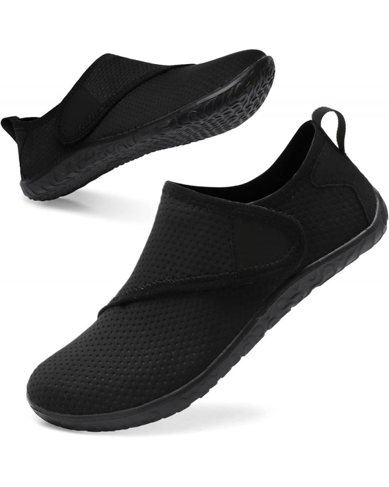 Womens and Mens Water Shoes Breathable Quick Dry Soft Barefoot Aqua Socks for Hiking Swim Beach Surf Yoga Sport Vel Black $12...