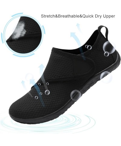 Womens and Mens Water Shoes Breathable Quick Dry Soft Barefoot Aqua Socks for Hiking Swim Beach Surf Yoga Sport Vel Black $12...