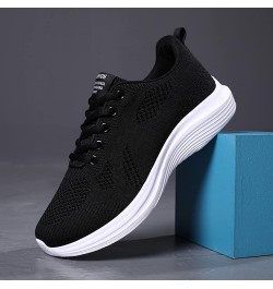 Women Breathable Mesh Walking Shoes Comfortable Non Slip Sports Running Shoes Casual Arch Support Air Cushion Black 8.5 $15.9...