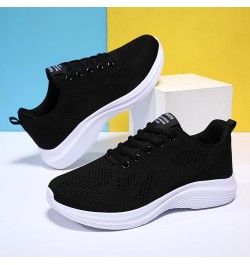 Women Breathable Mesh Walking Shoes Comfortable Non Slip Sports Running Shoes Casual Arch Support Air Cushion Black 8.5 $15.9...