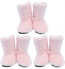 2 pairs Womens Faux Super Plush Thickening Bootie Indoor/outdoor Wool Winter Shoes for Floor Thickened Slip Tube Anti-skid No...