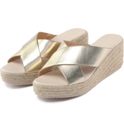 Black Flip Flops For Women Extra Wide Slippers For Women Wedge Sandals Para Mujer Dressy Flip Flops For Women Sandals D-gold ...