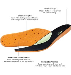 Women Arch Support Walking Shoes,Orthotic Non Slip Air Sneakers Comfort Working Shoes for Foot Pain Relief B-black $20.93 Ath...