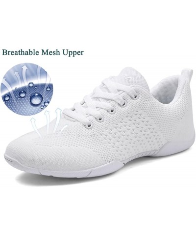 Girls White Cheer Shoes Youth Cheerleading Dance Sneaker Training Competition for Women Girls' Cheerleading Shoes Women White...