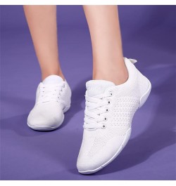 Girls White Cheer Shoes Youth Cheerleading Dance Sneaker Training Competition for Women Girls' Cheerleading Shoes Women White...