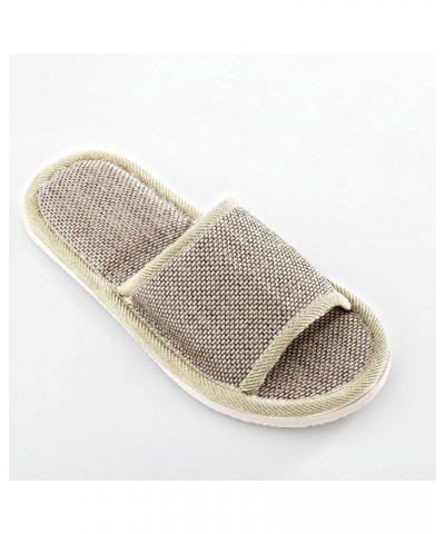 Slip on Sandals Women Open Toe Ankle Buckle Espadrille Wedge Casual Sandal Dress Beach Flip Flops Shoes 61-hyems-2-grey $11.8...