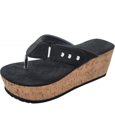 Sandals Women Dressy Summer Platform Wedges for Women Women's Open Toe Espadrille Wedge Sandals Casual Shoes Black $17.85 Out...