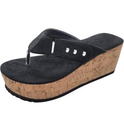 Sandals Women Dressy Summer Platform Wedges for Women Women's Open Toe Espadrille Wedge Sandals Casual Shoes Black $17.85 Out...