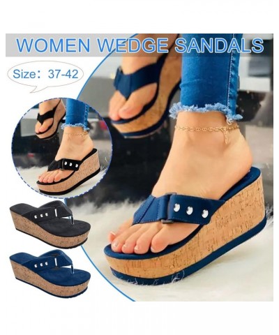 Sandals Women Dressy Summer Platform Wedges for Women Women's Open Toe Espadrille Wedge Sandals Casual Shoes Black $17.85 Out...