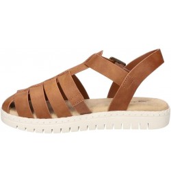 Women's Denalize Flat Sandal Tan $13.21 Sandals