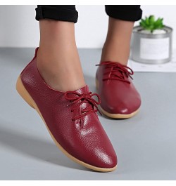 Lightweight Walking Shoes, Women Canvas Sneakers Slip On Shoes Low Tops Casual Walking Shoes Comfortable Wine $13.99 Flats