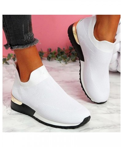 Shoes for Women Sneakers Womens Fashion Sneakers Wide Width Running Flats Tennis Platform Walking Shoes Slip On Sneaker Sport...