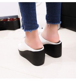 Women Comfy Arch Support Orthotic Dressy Flats Sandals Elastic Strappy String Thong Summer Low Heels Block Shoe 19-ibzwp-6-wh...