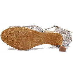 Women Ballroom Dance Shoes Rhinestones Latin Salsa Practice Perfermence Dance Shoes,Model L389 L389-beige-7.5cm Heel $31.89 A...