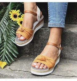 Sandals Women Dressy Summer Orthopedic Wedge Sandals Open Toe Ankle Strap Platform Sandals Casual Beach Outdoor Sandals 01bro...